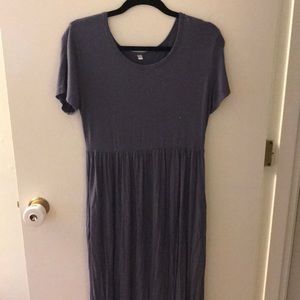 short sleeved maxi dress